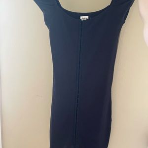 Aritzia mini black dress